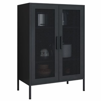 Διπλή πόρτα 1015x800x400mm πλέγματος μετάλλων μισό ντουλάπι ύψους για την εγχώρια χρήση