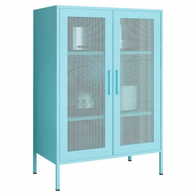 Διπλή πόρτα 1015x800x400mm πλέγματος μετάλλων μισό ντουλάπι ύψους για την εγχώρια χρήση